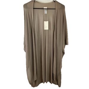 NWT A New Day Women’s Beige Kimono Light Open Front Sweater One Size